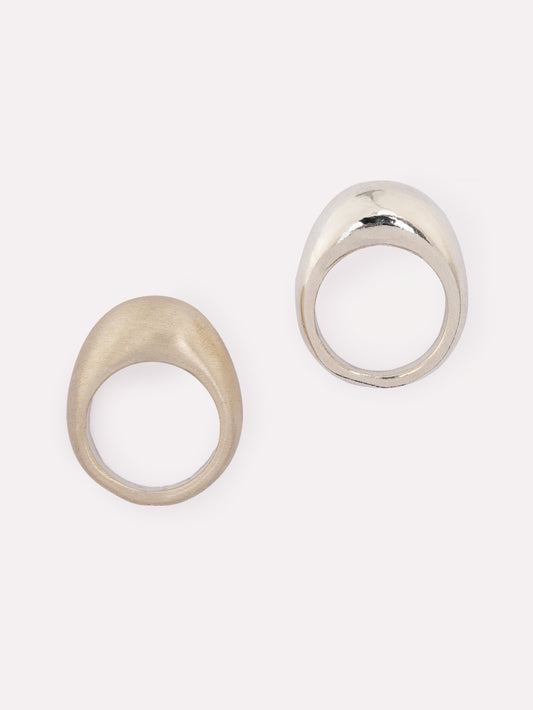 Hasu Neutral Silver Ring