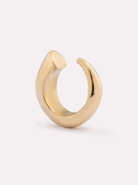 Curve Neutral Bronze Ring