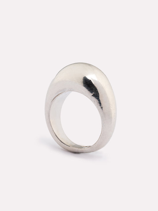 Hasu Neutral Silver Ring